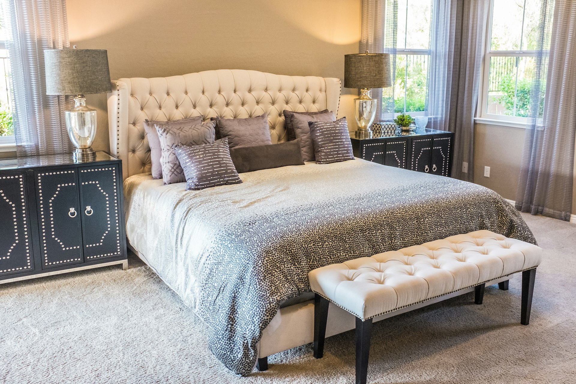 Tuscan Estate Remodel — Primary suite, after