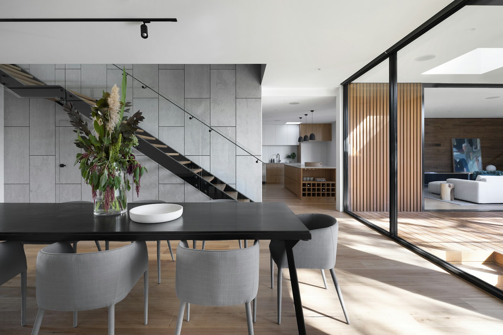 Henderson Kitchen Rebuild — Island & dining, after