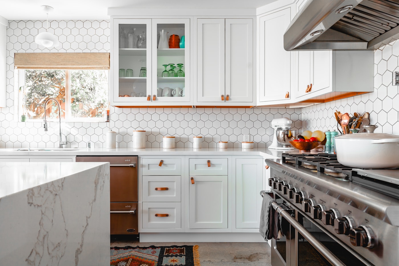 Henderson Kitchen Rebuild — Cabinetry & range
