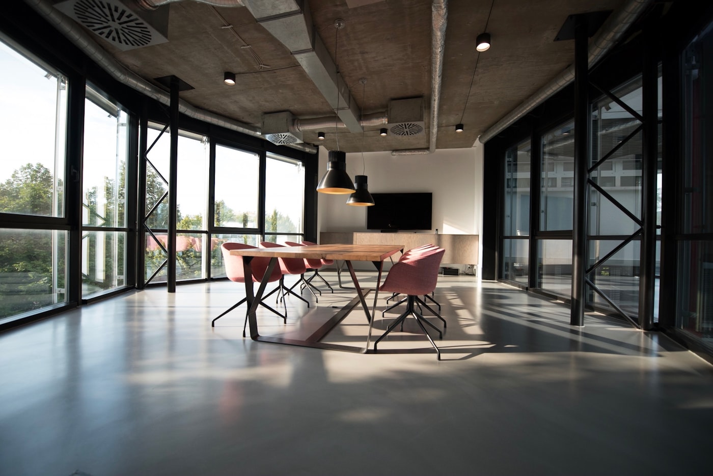 Downtown Tenant Build-Out — Open work area