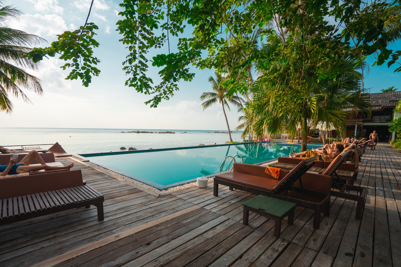 Anthem Pool & Patio — Pool deck & loungers